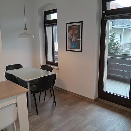 Geraeumige Stadtwohnung Mit Balkon Appartamento