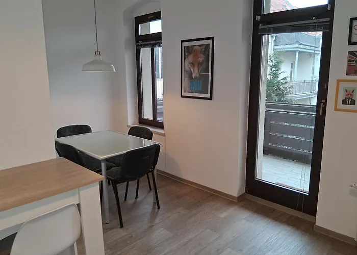 Geraeumige Stadtwohnung Mit Balkon 公寓